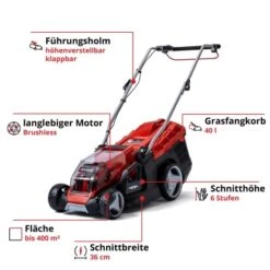 Einhell Power X-Change Akku-Rasenmäher GE-CM 36/36 Li Inkl. 2x4,0 Ah Akkus -Gartengerätegeschäft 4006825645835 2171 03 1