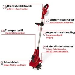Einhell Power X-Change Akku-Bodenhacke GE-CR 18/20 Li E - Solo -Gartengerätegeschäft 4006825654974 2171 03