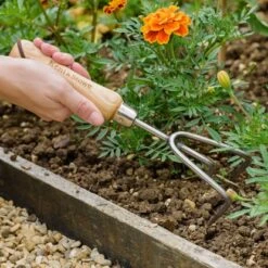 Kent & Stowe Handgrubber 3 Zinken -Gartengerätegeschäft 4260376734831 4550 A 01