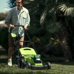 Greenworks Akku-Rasenmäher G40LM41K4 KIT 40V -Gartengerätegeschäft 6952909025865 2705 A 08