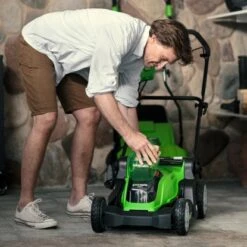 Greenworks Akku-Rasenmäher G40LM41K4 KIT 40V -Gartengerätegeschäft 6952909025865 2705 A 11