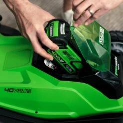 Greenworks Akku-Rasenmäher G40LM41K4 KIT 40V -Gartengerätegeschäft 6952909025865 2705 A 12