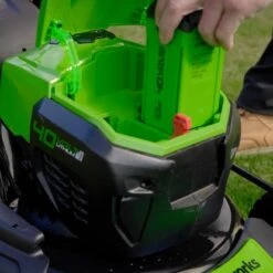 Greenworks Akku-Rasenmäher GD40LM46SP 40 V Solo -Gartengerätegeschäft 6952909031385 2508 A 6