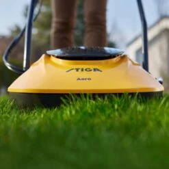 Stiga Akku-Luftkissenmäher Aero 132e Inkl. 2 Akkus & Doppelladegerät -Gartengerätegeschäft 7050164 A02