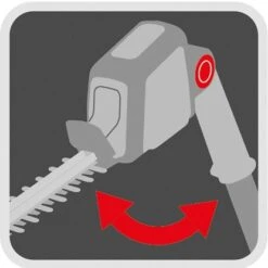 Wolf-Garten Wolf Garten Akku-Heckenschere Aufsatz HT 40 EM E-multi-star® -Gartengerätegeschäft T40eM HeckenschereWinkel 7