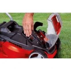 Einhell Power X-Change Akku-Rasenmäher GE-CM 33 Li-Solo 30 L Fangkorb 14 Einhell Power X-Change Akku-Rasenmäher GE-CM 33 Li-Solo 30 L Fangkorb -Gartengerätegeschäft ge cm 33 li solo usage pic